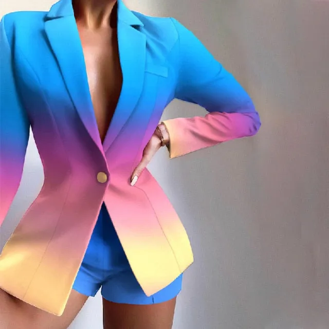2-Piece Elegant Blazer Set