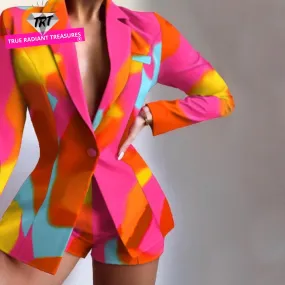 2-Piece Elegant Blazer Set