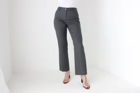 90s Dolce & Gabbana Virgin Wool Tailored Grey Trousers