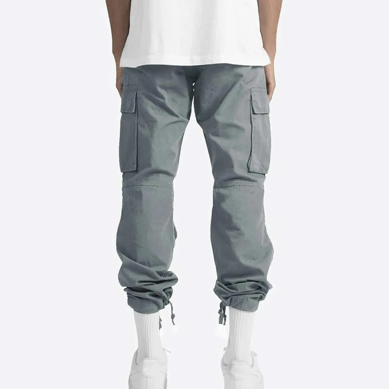 Baggy Cargo Pants for Men Relaxed Fit Lightweight Cargo Jogger Sweatpants Outdoor Workout Work Pants with Pockets