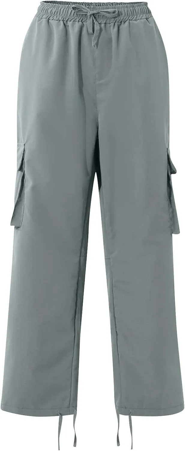 Baggy Cargo Pants for Men Relaxed Fit Lightweight Cargo Jogger Sweatpants Outdoor Workout Work Pants with Pockets