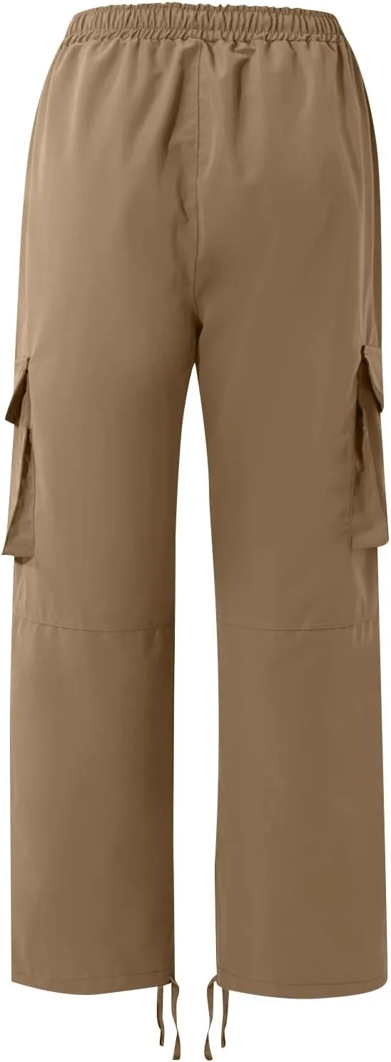 Baggy Cargo Pants for Men Relaxed Fit Lightweight Cargo Jogger Sweatpants Outdoor Workout Work Pants with Pockets