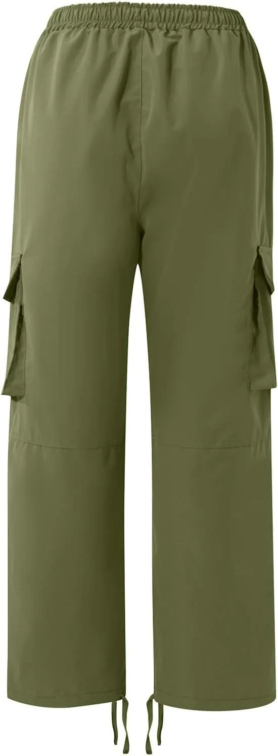 Baggy Cargo Pants for Men Relaxed Fit Lightweight Cargo Jogger Sweatpants Outdoor Workout Work Pants with Pockets