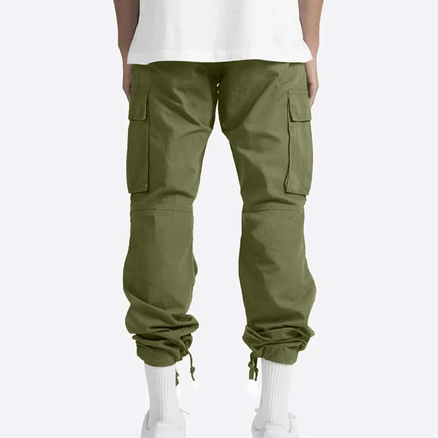 Baggy Cargo Pants for Men Relaxed Fit Lightweight Cargo Jogger Sweatpants Outdoor Workout Work Pants with Pockets