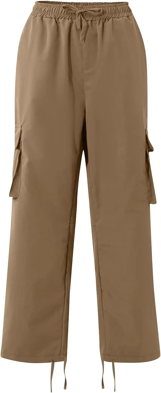Baggy Cargo Pants for Men Relaxed Fit Lightweight Cargo Jogger Sweatpants Outdoor Workout Work Pants with Pockets