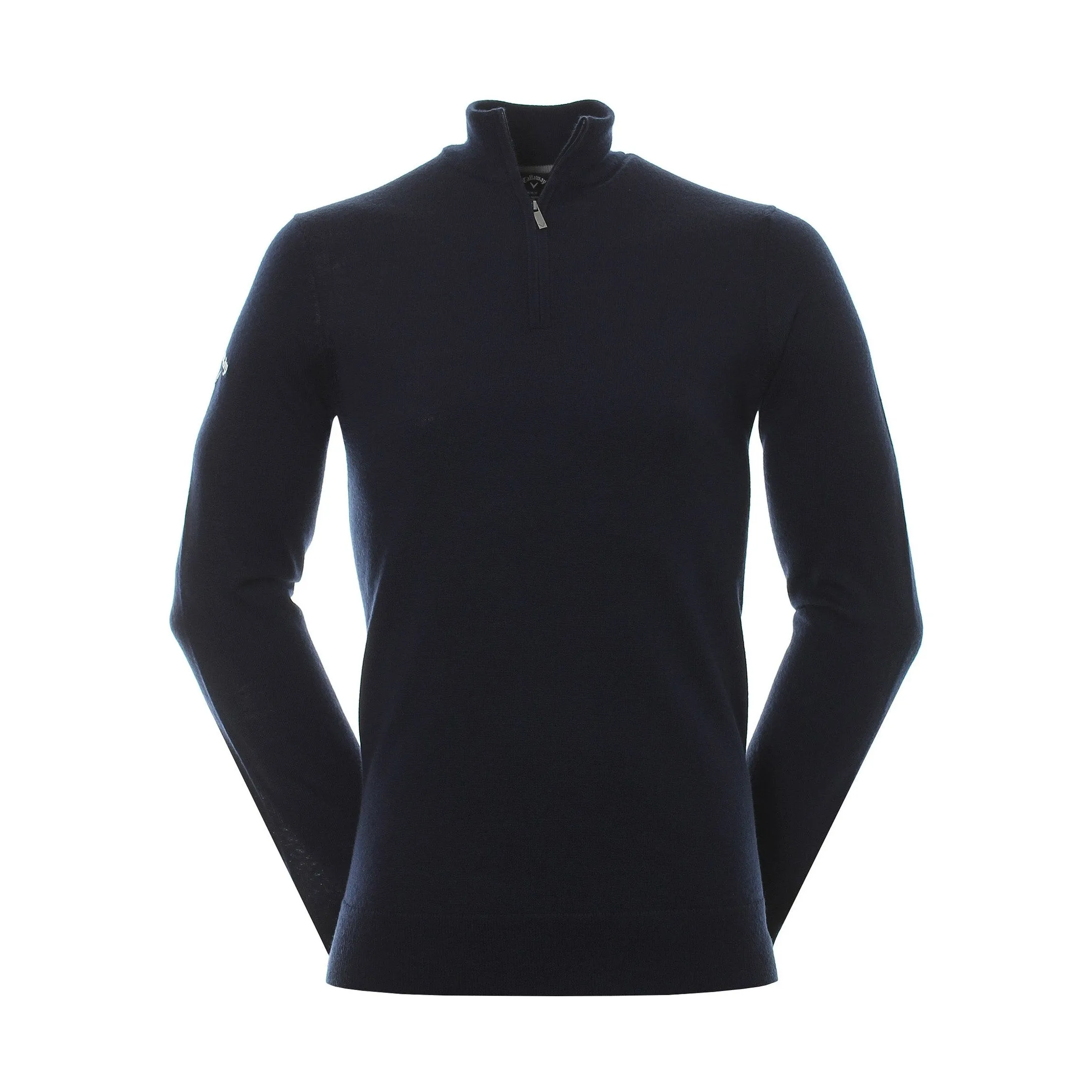 Callaway Golf Ribbed Merino 1/4 Zip Sweater