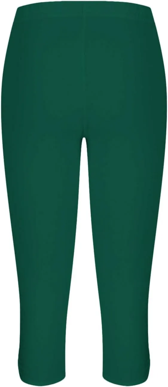 Capri Leggings for Women Dressy Cropped High Waist Yoga Pants Comfy Stretchy Leggings Workout Compression Shorts