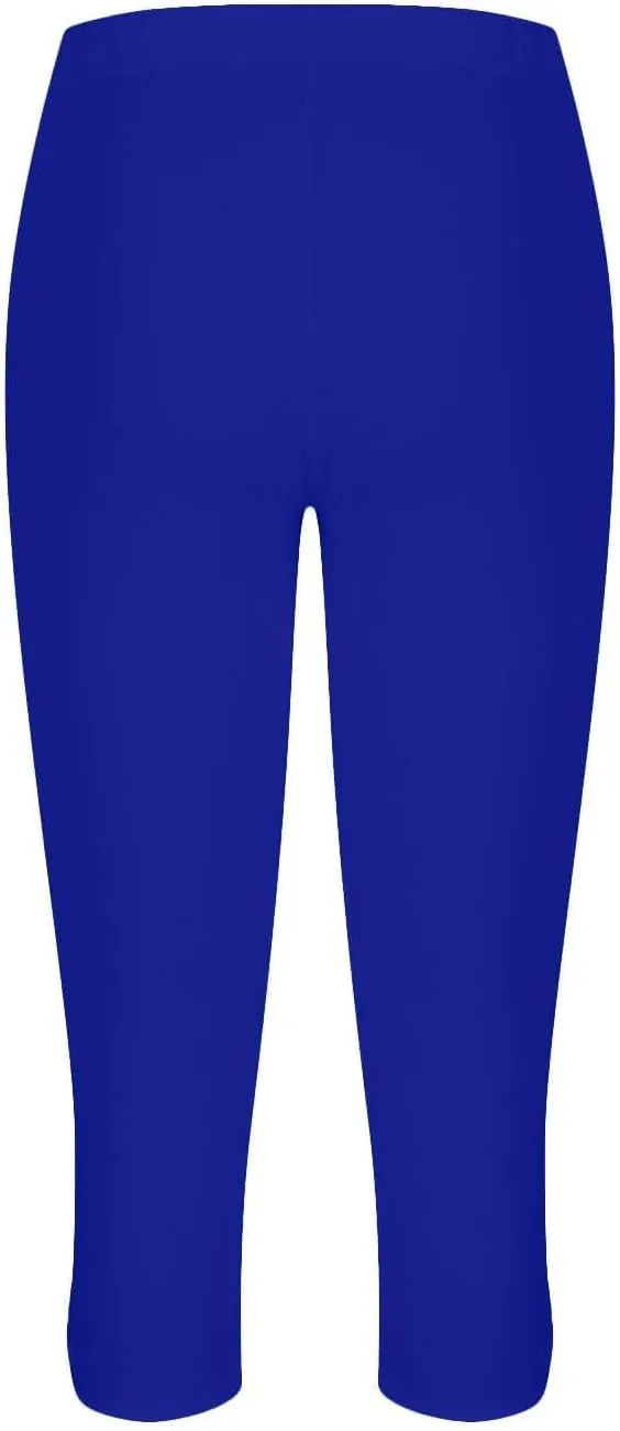 Capri Leggings for Women Summer Dressy Casual Cropped High Waist Yoga Pant Comfy Stretchy Leggings Running Compression