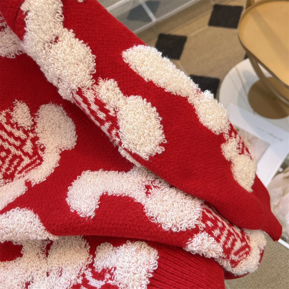 Christmas Bunny Thermal Sweater