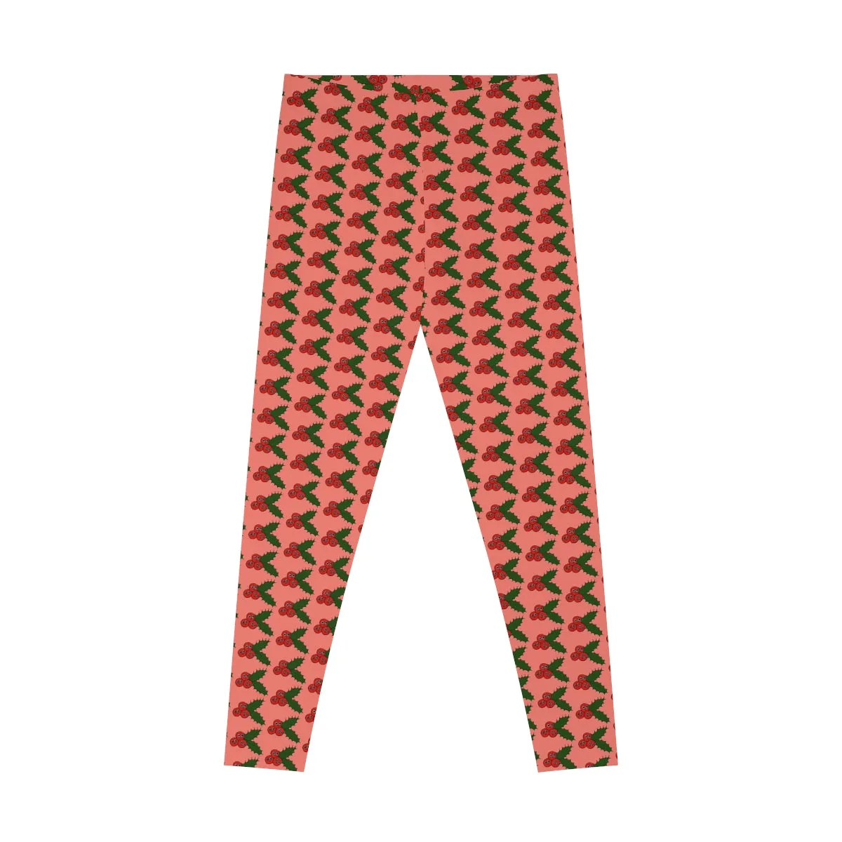 Christmas Holly Stretchy Leggings