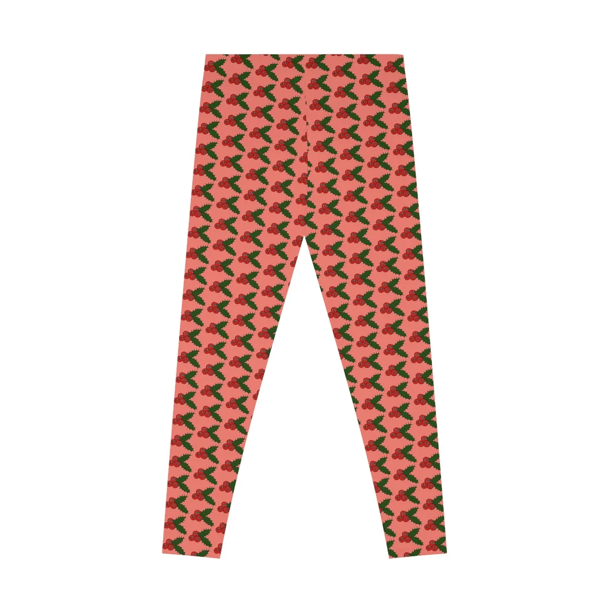 Christmas Holly Stretchy Leggings