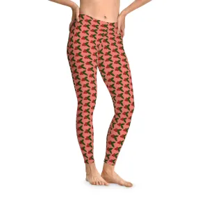 Christmas Holly Stretchy Leggings