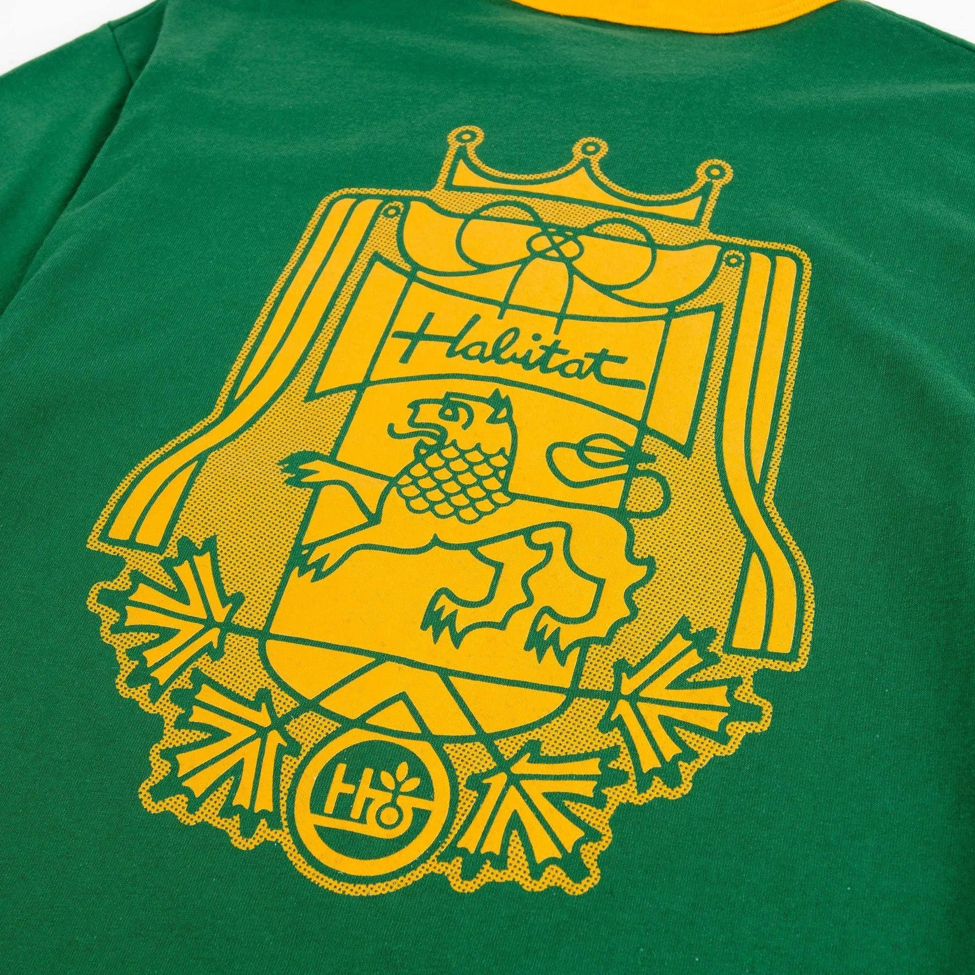 Coat of Arms Ringer T-Shirt Green