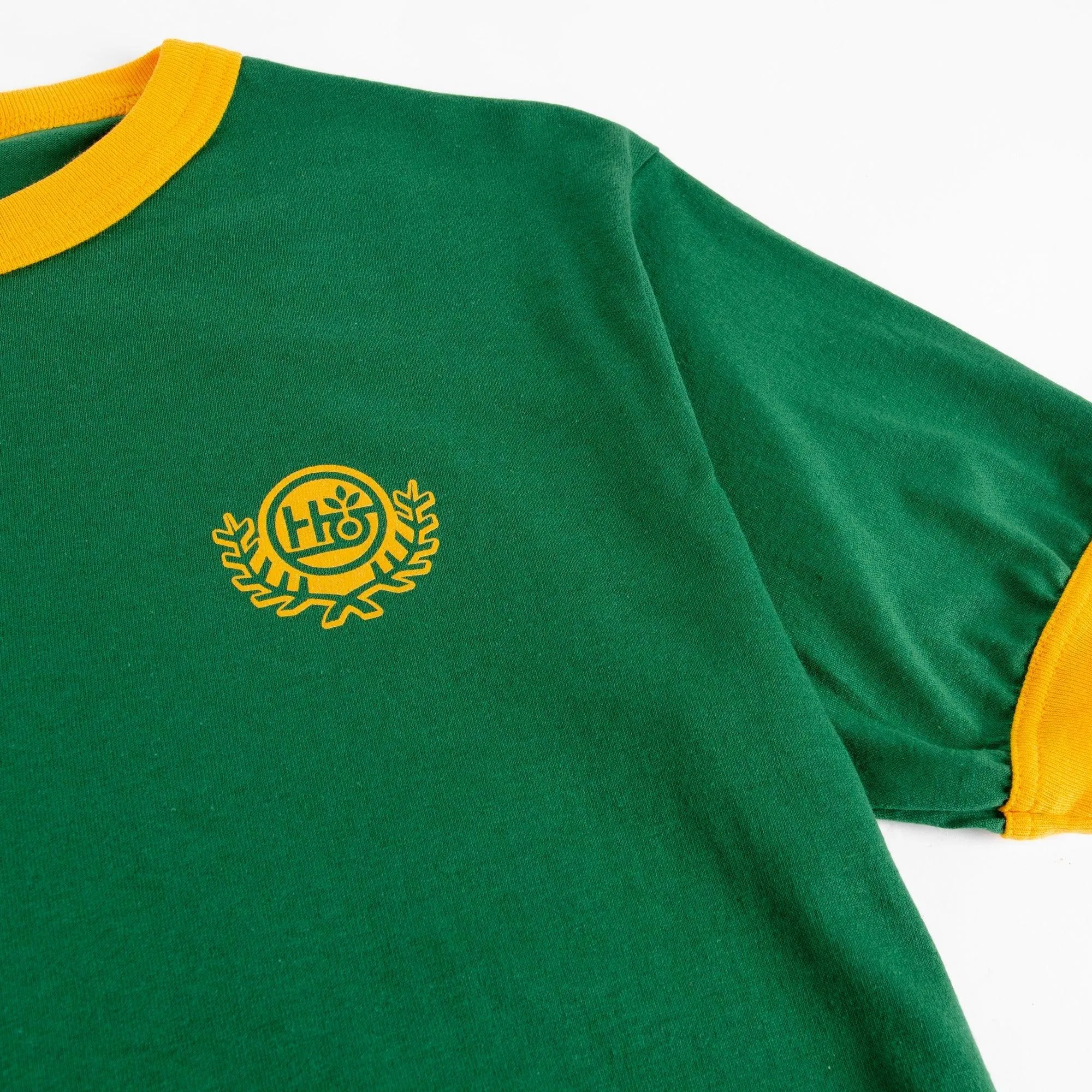 Coat of Arms Ringer T-Shirt Green