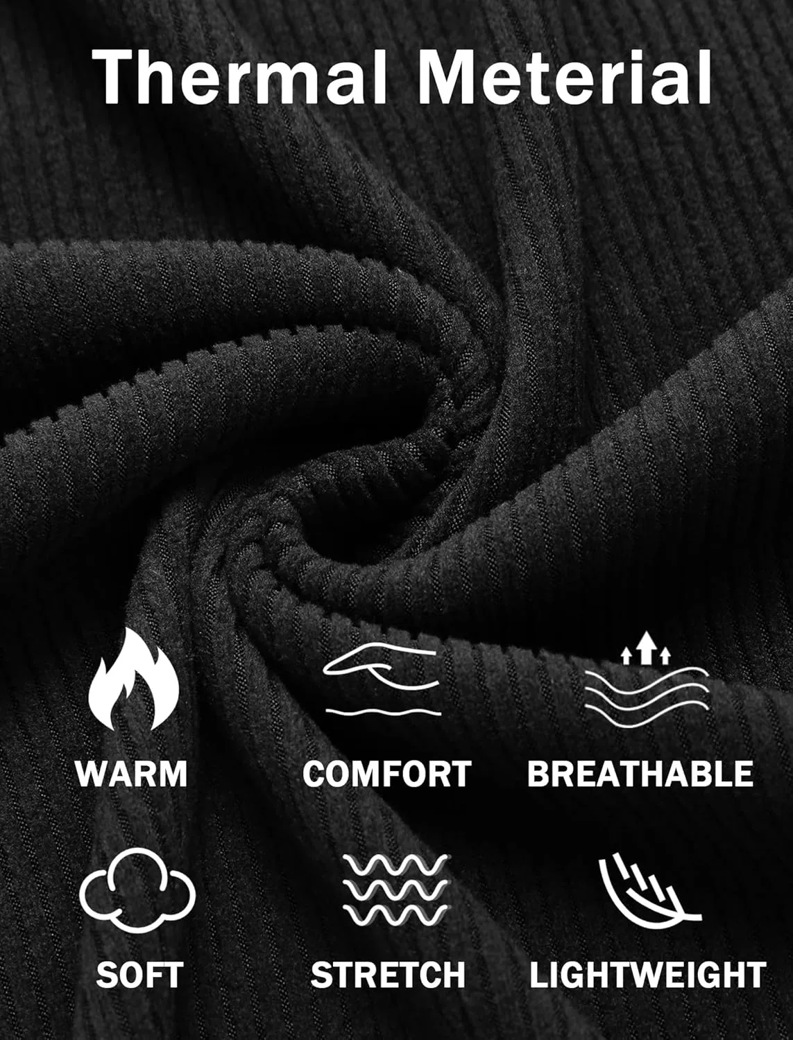 COOFANDY Men's Mock Turtleneck Sweater Long Sleeve Half Neck Pullover Thermal Casual Ribbed High Neck Pullover Sweater
