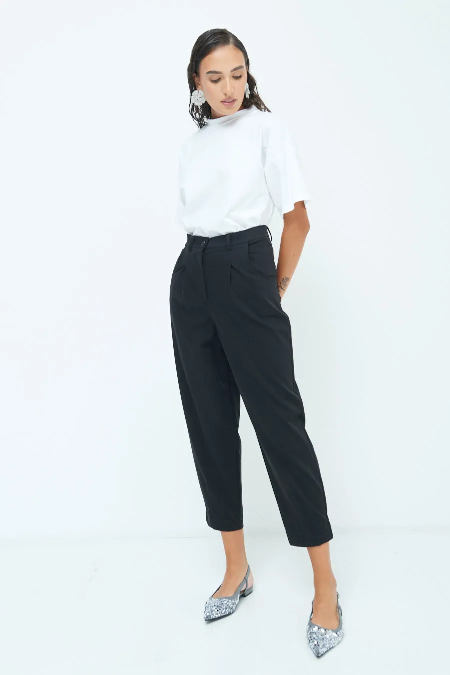 Cropped tailored trousers wholesale