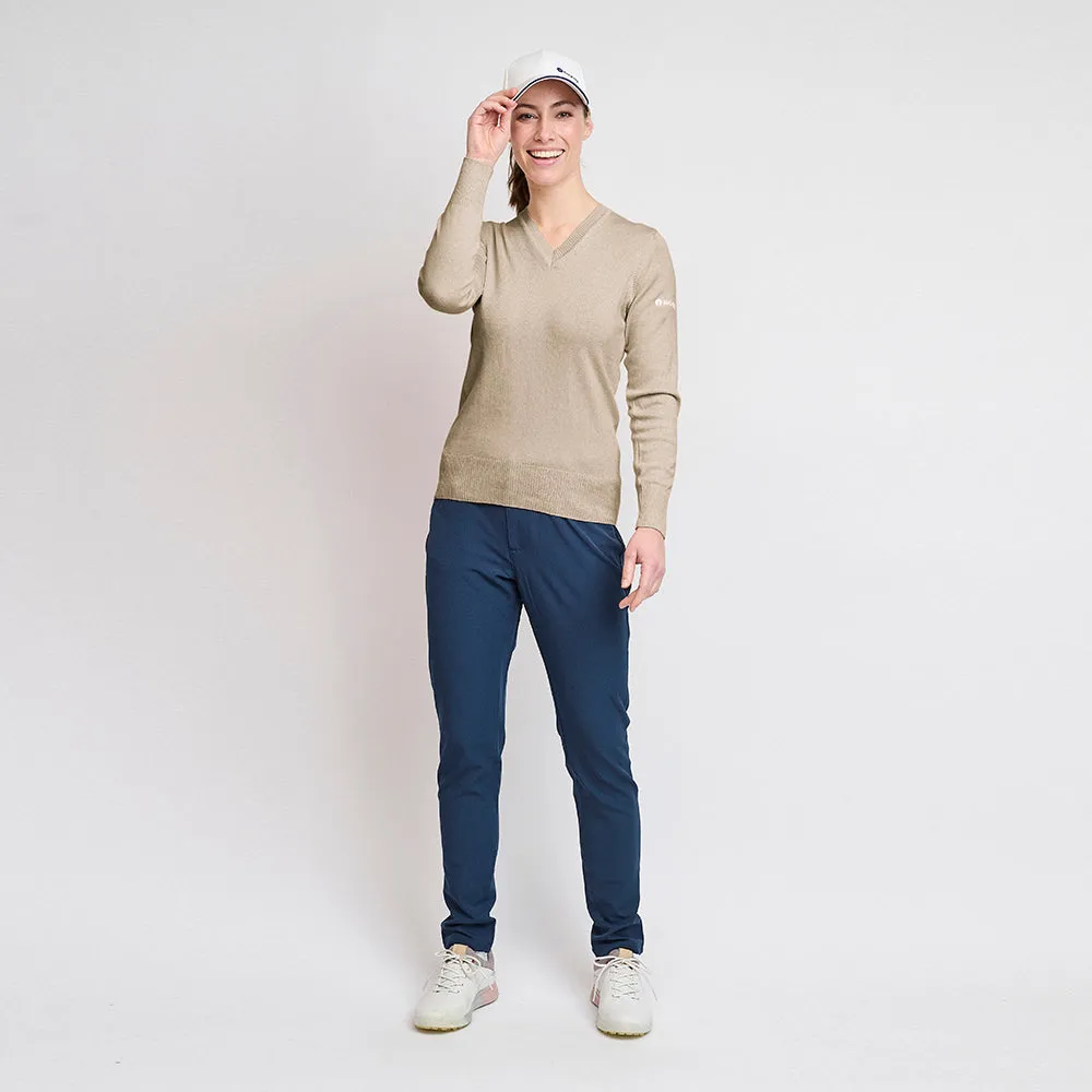 Dame Økologisk Casual Sweater, Safari