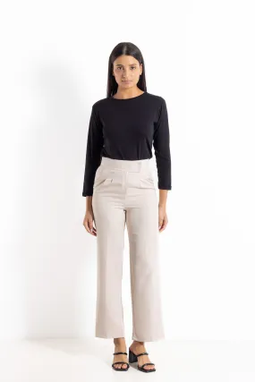 DETAILED TAILORED TROUSERS