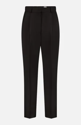 Double-Pleated Tailored Trousers