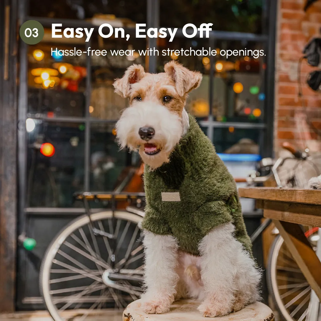Eskimo Fuzzy Sweater - Green