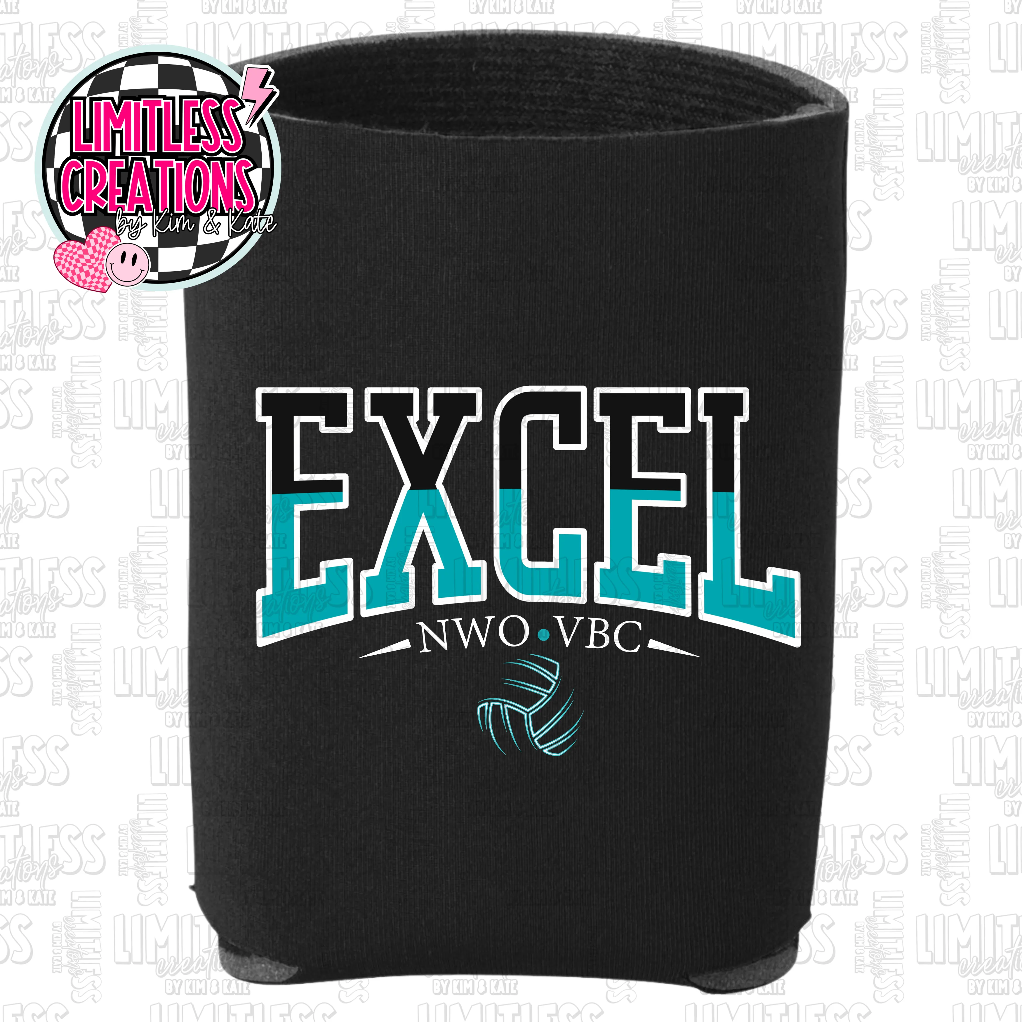 Excel Volleyball  Drink Coozie