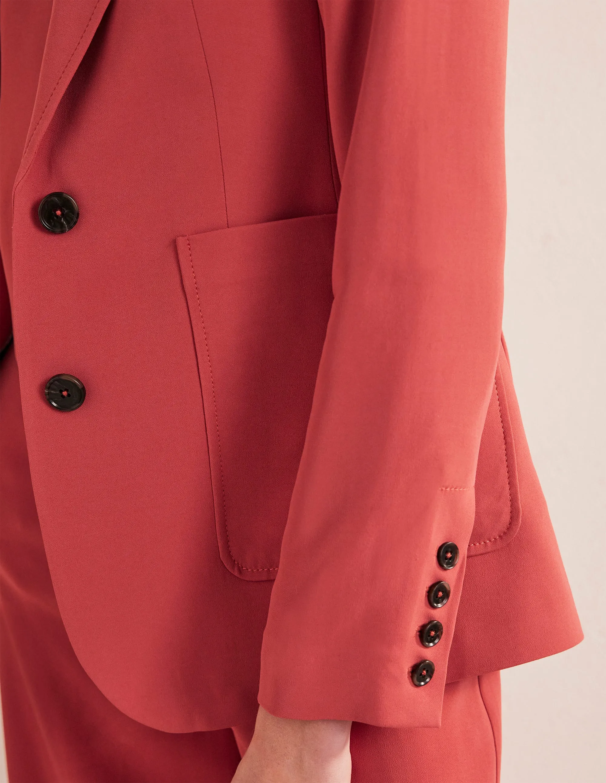 Fluid Tailored Blazer-Fox
