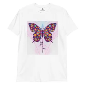 Gratitude Butterfly | Unisex Soft Style T-Shirt