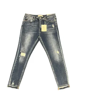High Rise Ankle Skinny