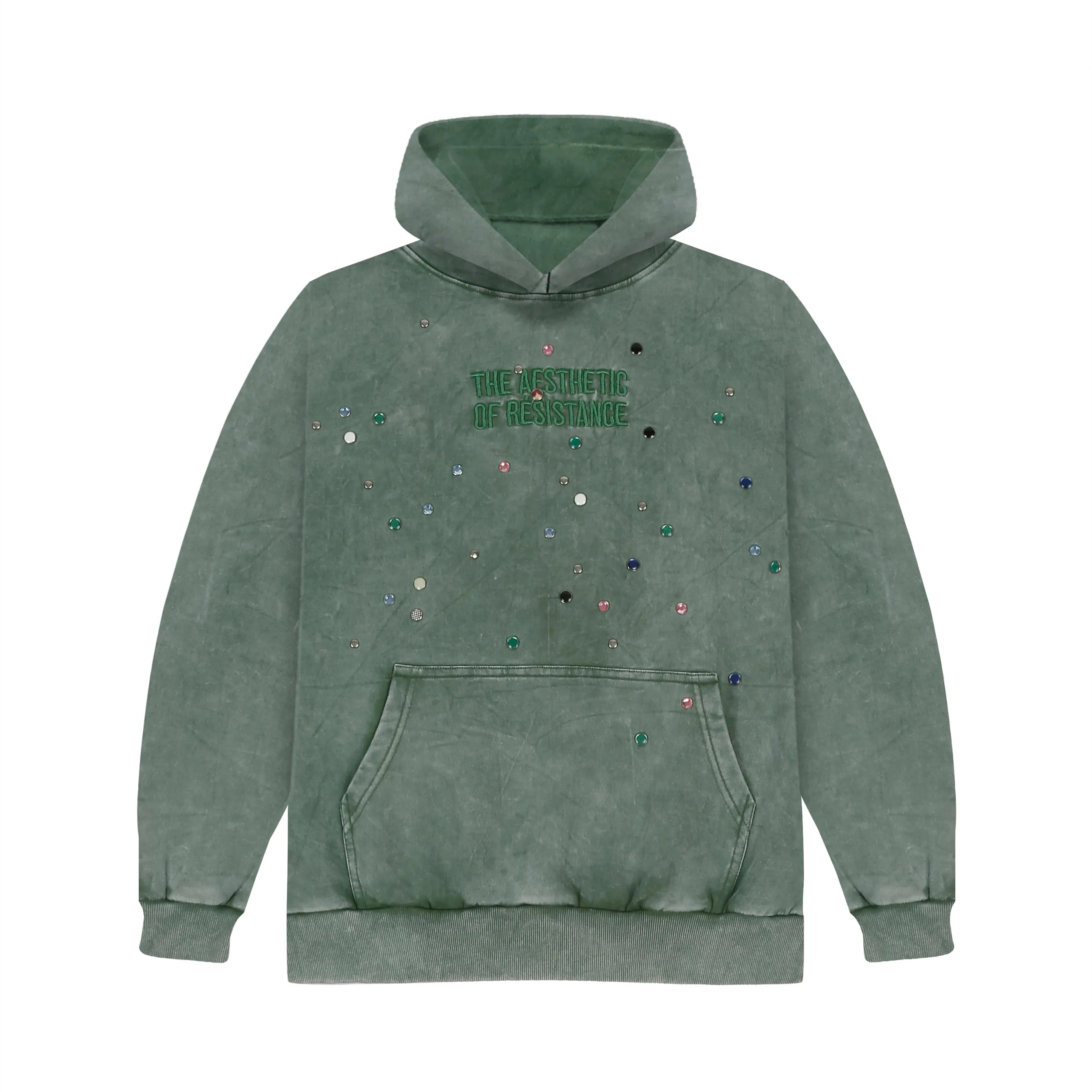 Human Error Hoodie - Olive Green