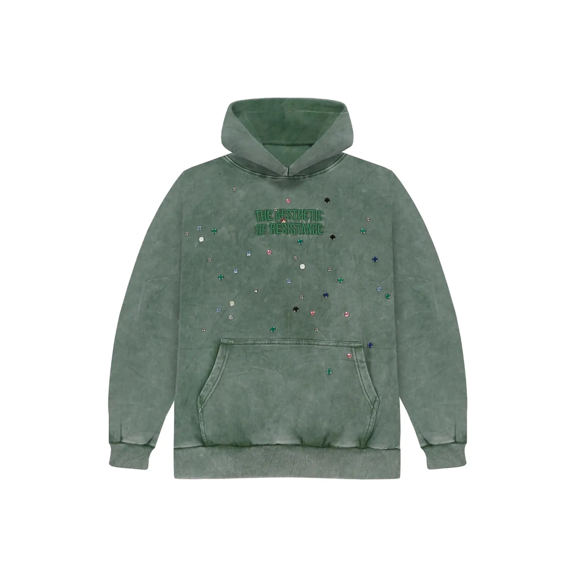 Human Error Hoodie - Olive Green