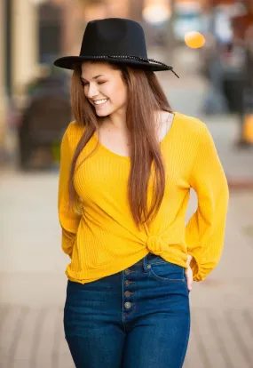 Layne Waffle V Neck Thermal