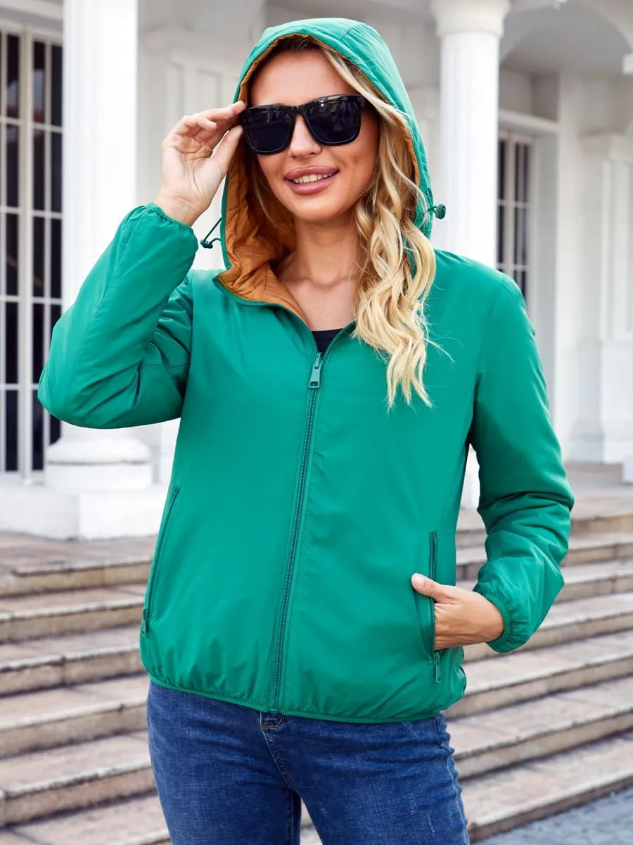 Lightweight Jacket Women Softshell Jacket with Hood Waterproof Insulated Windbreaker Jacket Women