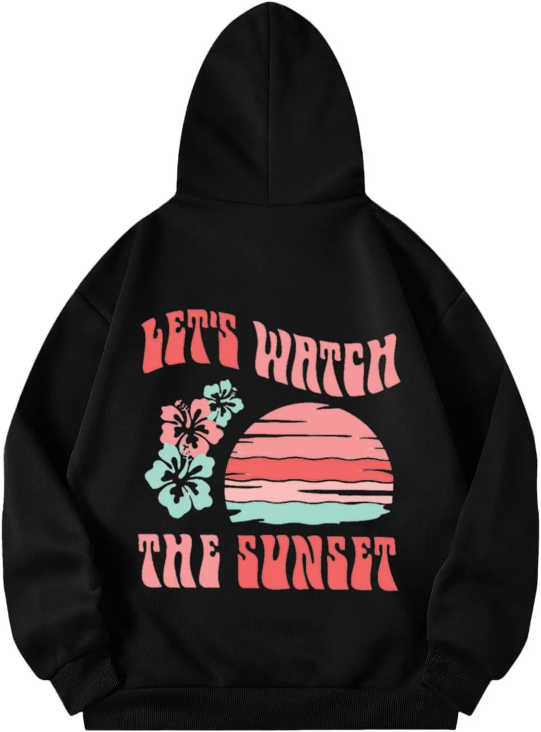 Love Like Jesus Letter Graphic Hoodies for Women Girls Oversized Long Sleeve Pocket Y2K Sweatshirt Tops