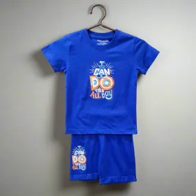 Lucido - T-Shirt & Shorts - Blue - Do This