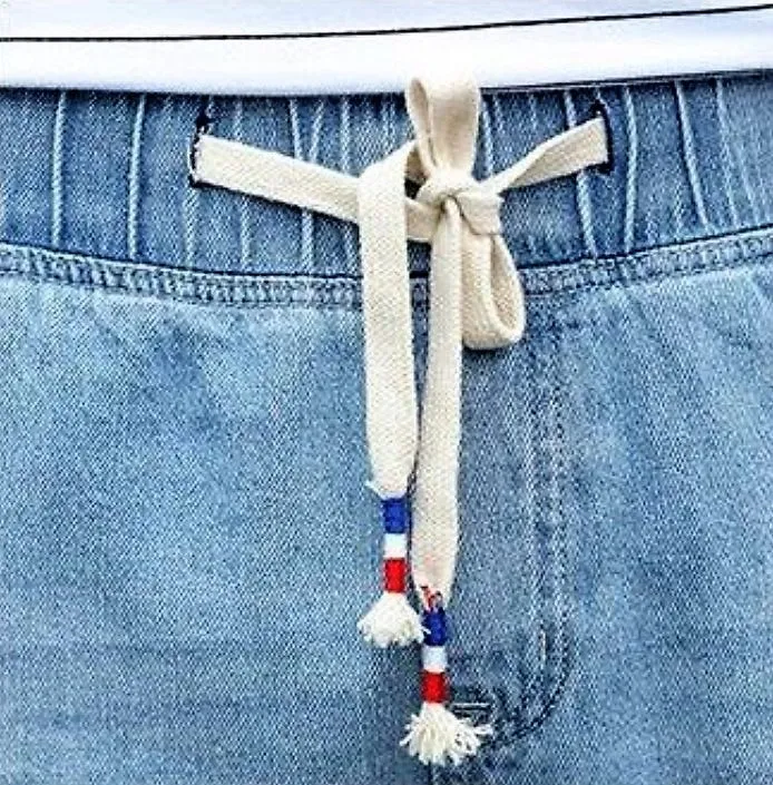 Men's Summer Cotton Ripped Breathable Denim Shorts