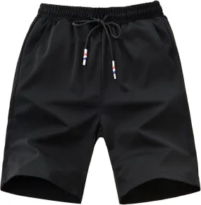 Men's Workout Running Shorts Quick Dry Active 5 Inches Shorts with Pockets, Lightweight, Breathable