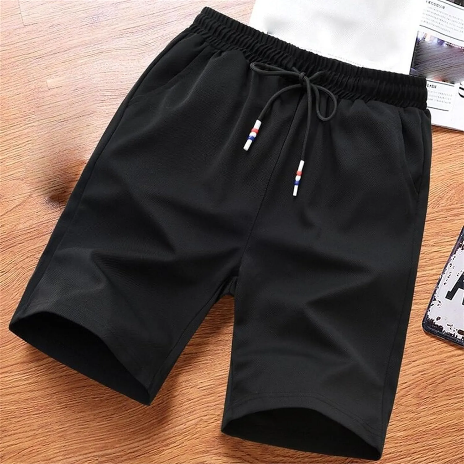 Men's Workout Running Shorts Quick Dry Active 5 Inches Shorts with Pockets, Lightweight, Breathable