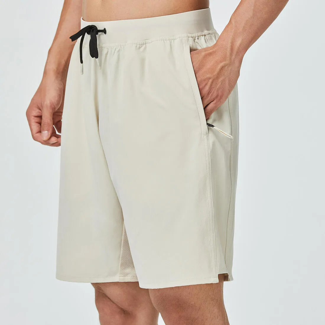 Men's Zip Pocket Breathable Fitness Shorts