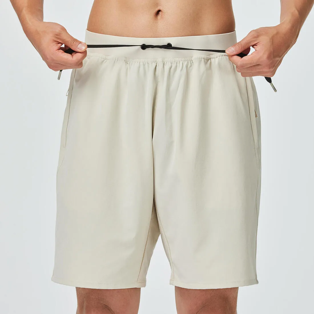 Men's Zip Pocket Breathable Fitness Shorts
