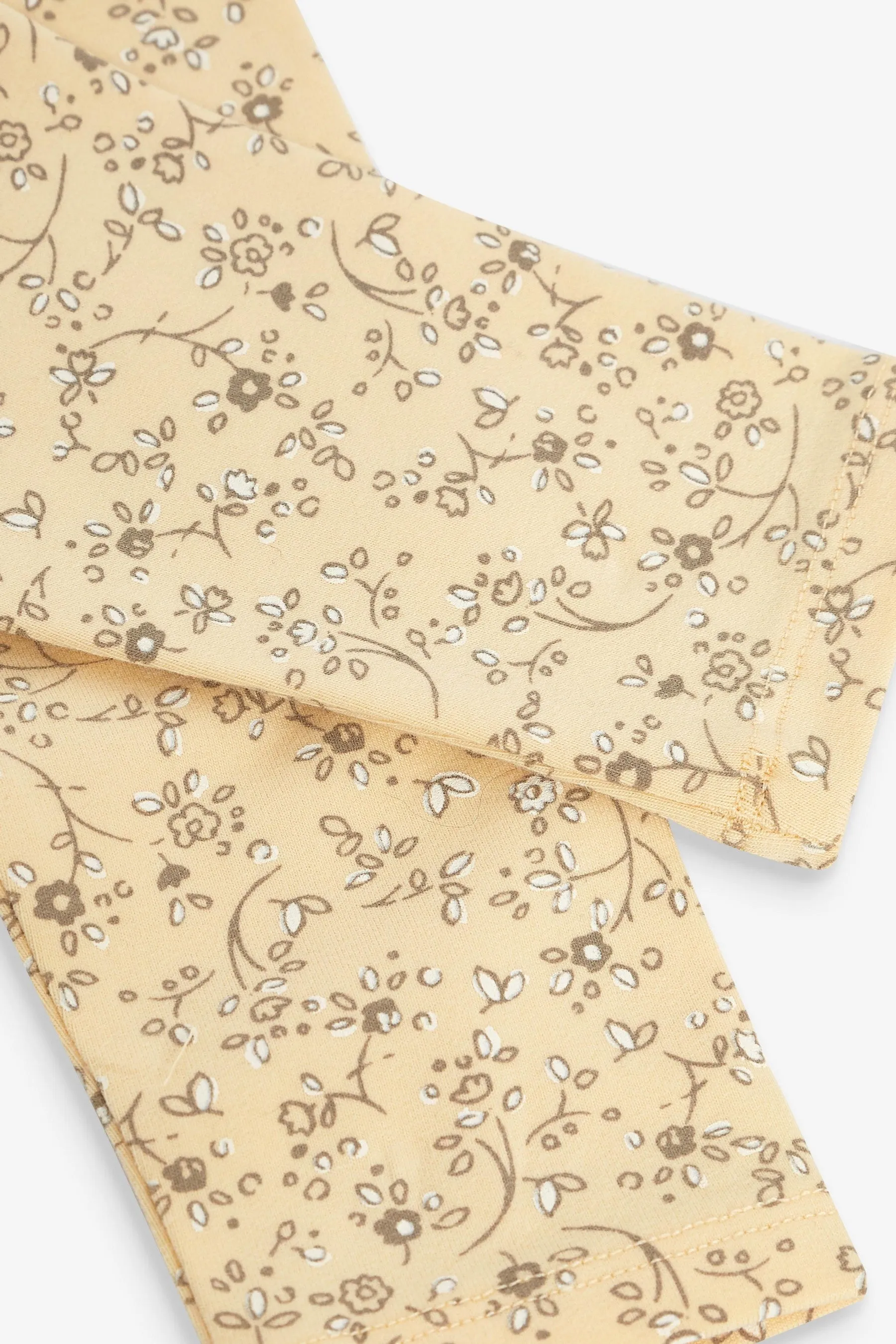 Next Yellow Ditsy All Over Print Younger Girls Leggings