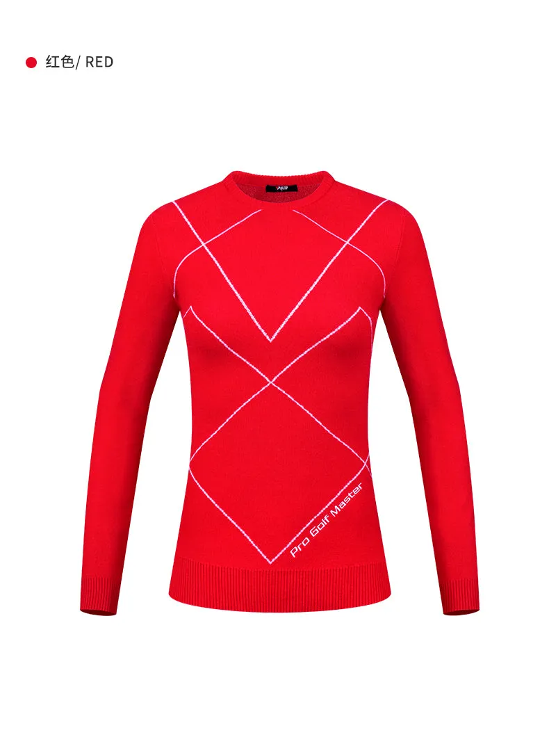 PGM YF496 ladies pull over golf down bottom sweater women golf sweater