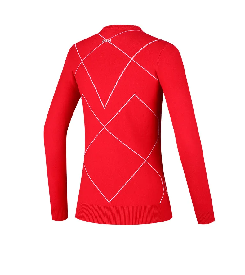 PGM YF496 ladies pull over golf down bottom sweater women golf sweater
