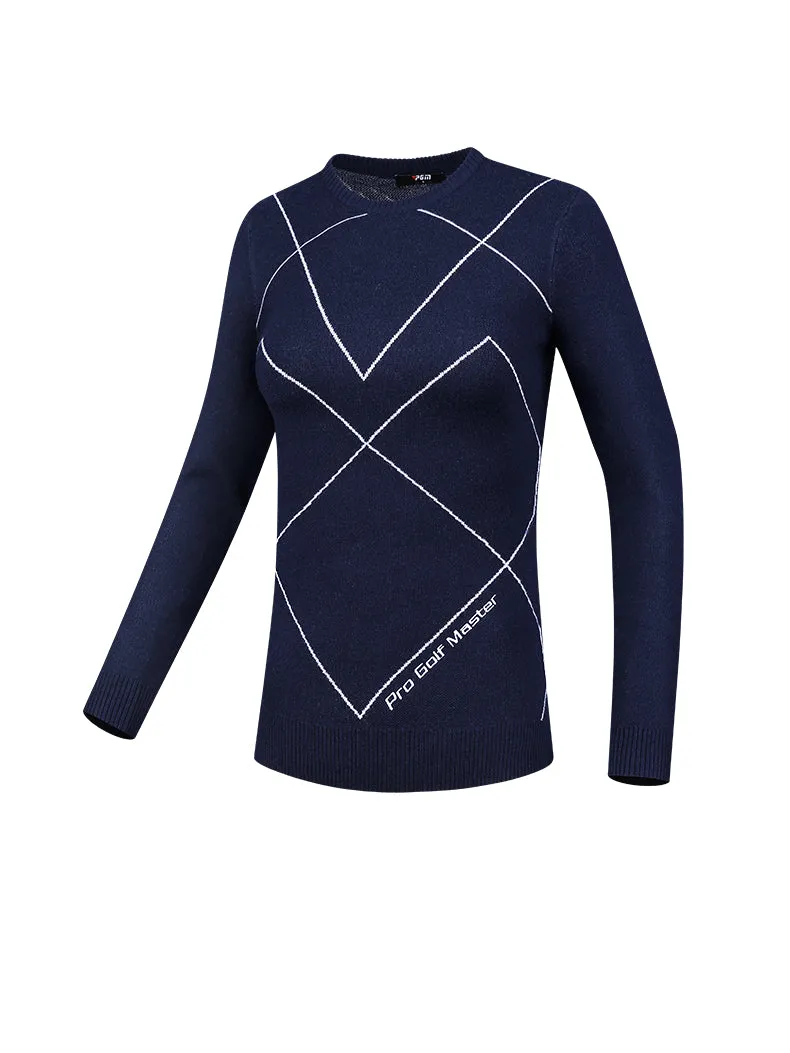 PGM YF496 ladies pull over golf down bottom sweater women golf sweater