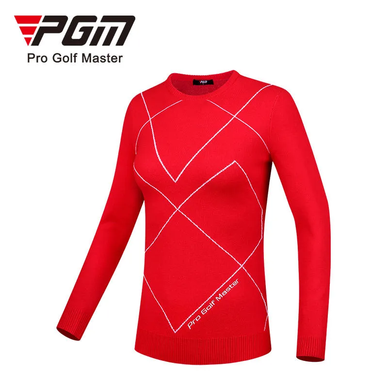 PGM YF496 ladies pull over golf down bottom sweater women golf sweater