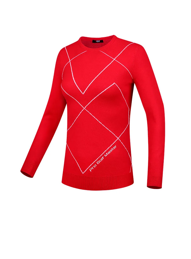 PGM YF496 ladies pull over golf down bottom sweater women golf sweater