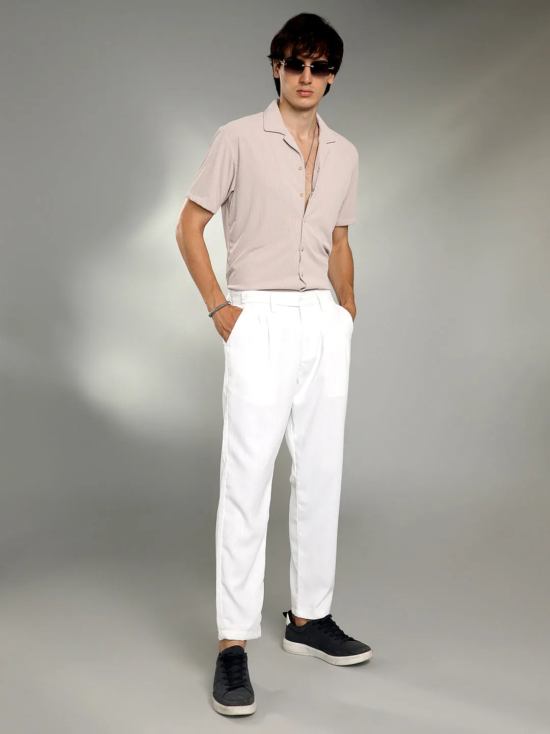 Pleated Tailored Trousers