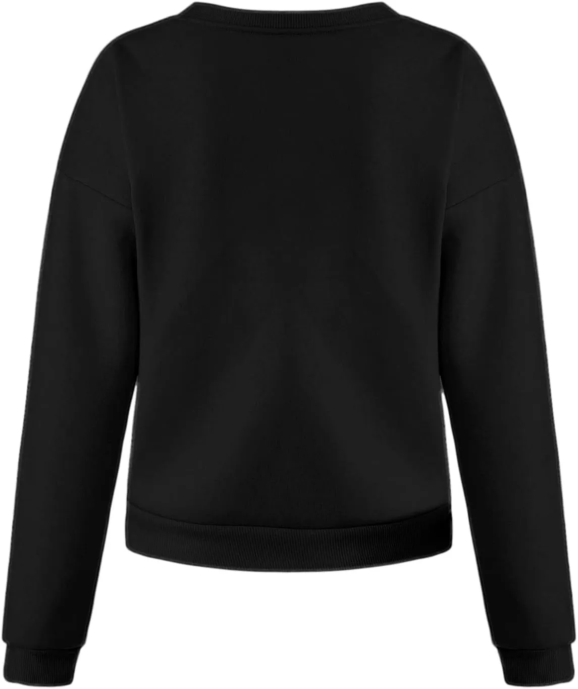 SHAOBGE Christmas Shirt for Women Teen Girl Crop Tops Long Sleeve Plus Size Plain Sweatshirts For Women