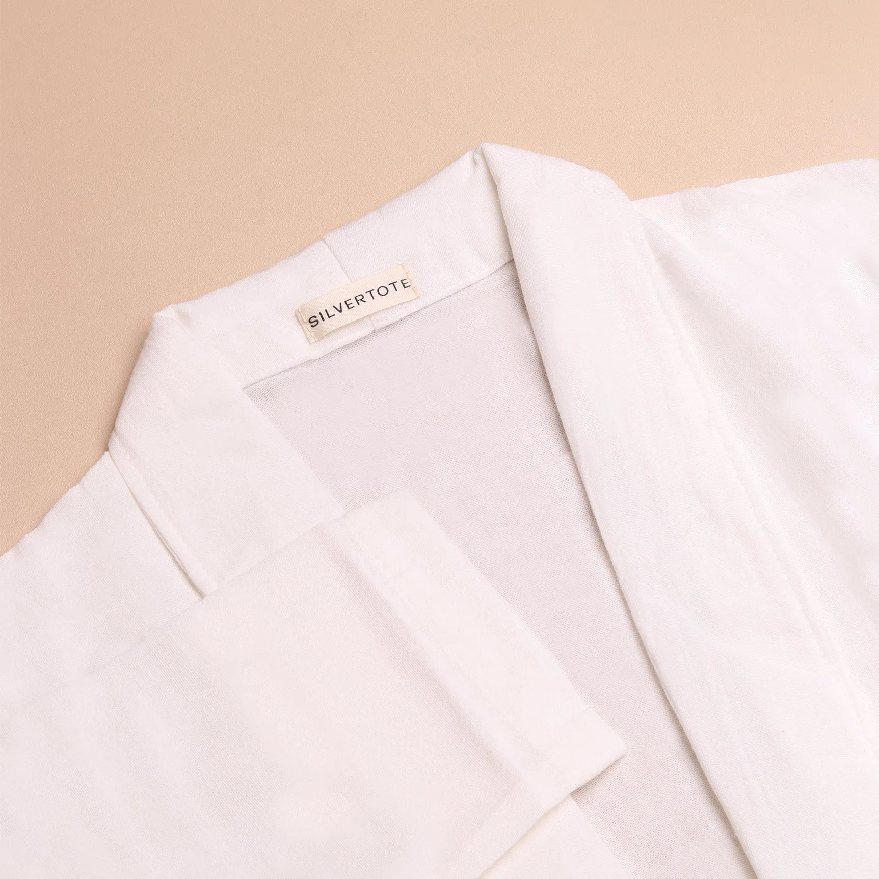 Silvertote Apparel Pakaian Wanita Margot Linen Oversize Blazer