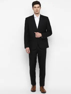 Solid Black 2pcs Formal Suit for Men