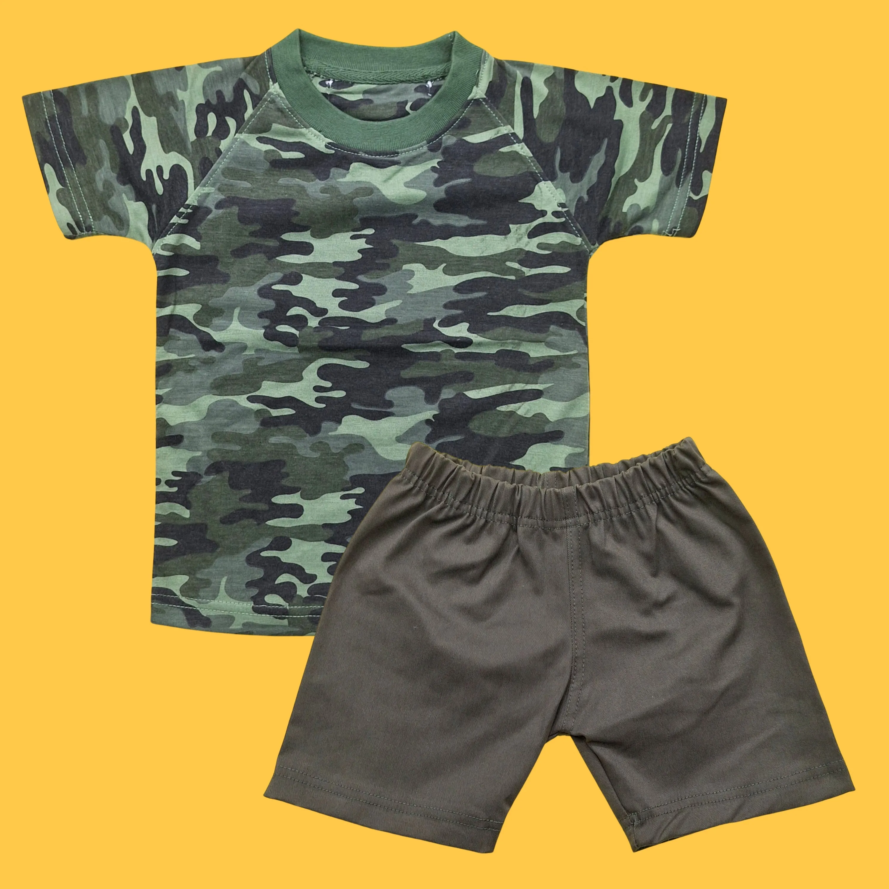 Super Kid - T-Shirt & Shorts - Camouflage